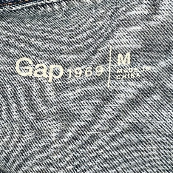 Gap 1969 Pointed Collar Denim Jean Jacket Size Medium Women's - Picture 2 of 6